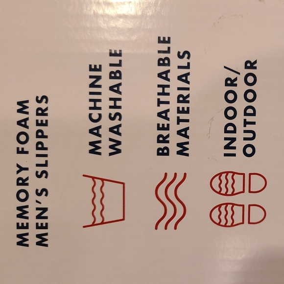 New Cozy Mountain Memory Foam Slippers XXL - Picture 3 of 3